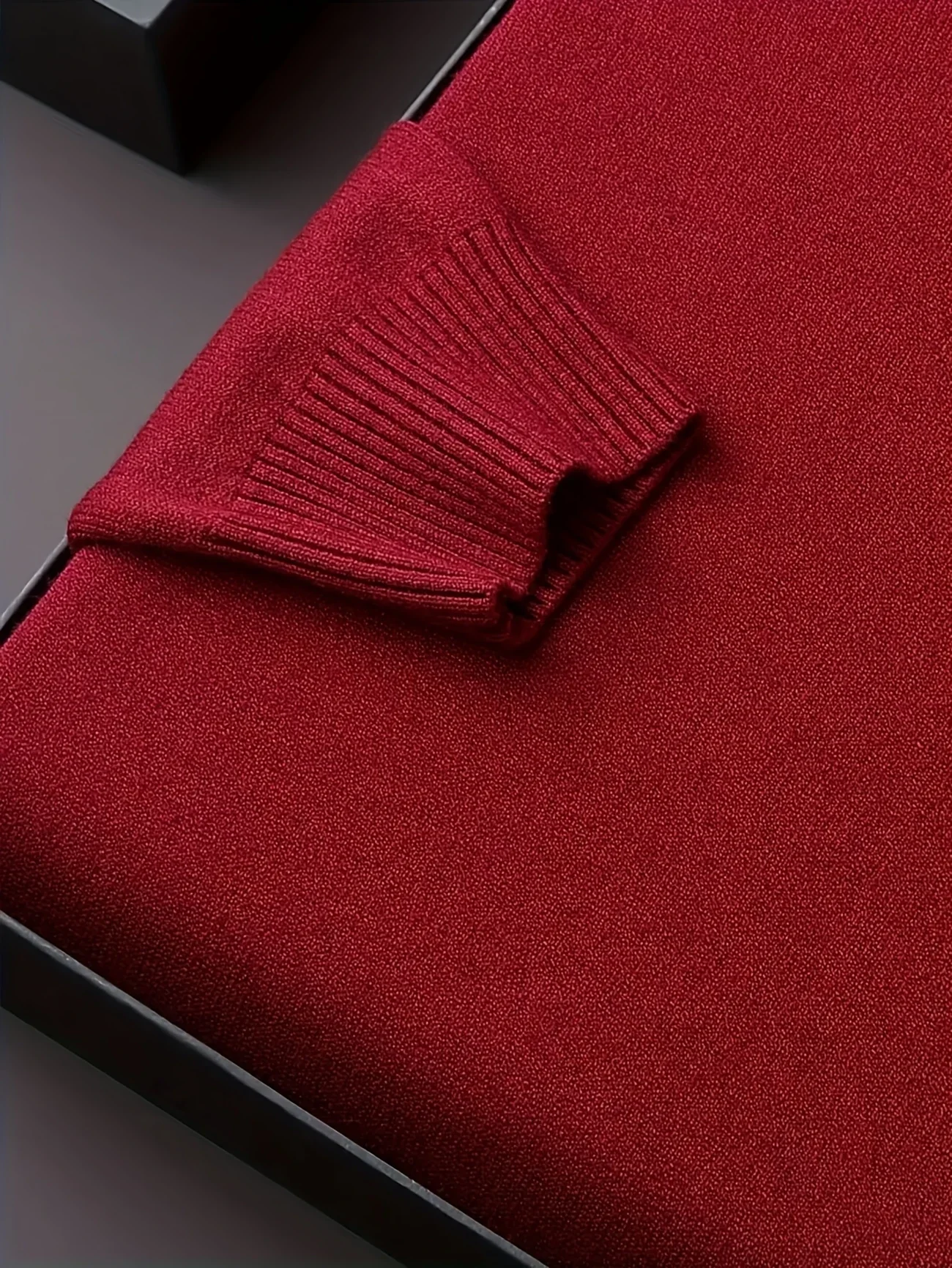 HARROW GLEN™ — MEN’S SOLID COLOR TURTLENECK KNIT SWEATER - Image 4