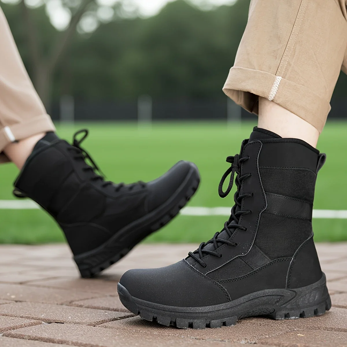 IRONCREST™ — MEN’S SOLID COLOR HIGH-TOP HIKING BOOTS - Image 2