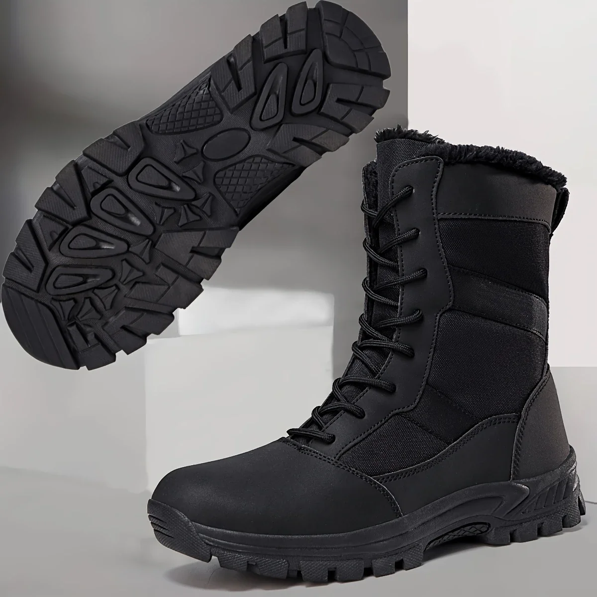 IRONCREST™ — MEN’S SOLID COLOR HIGH-TOP HIKING BOOTS - Image 5