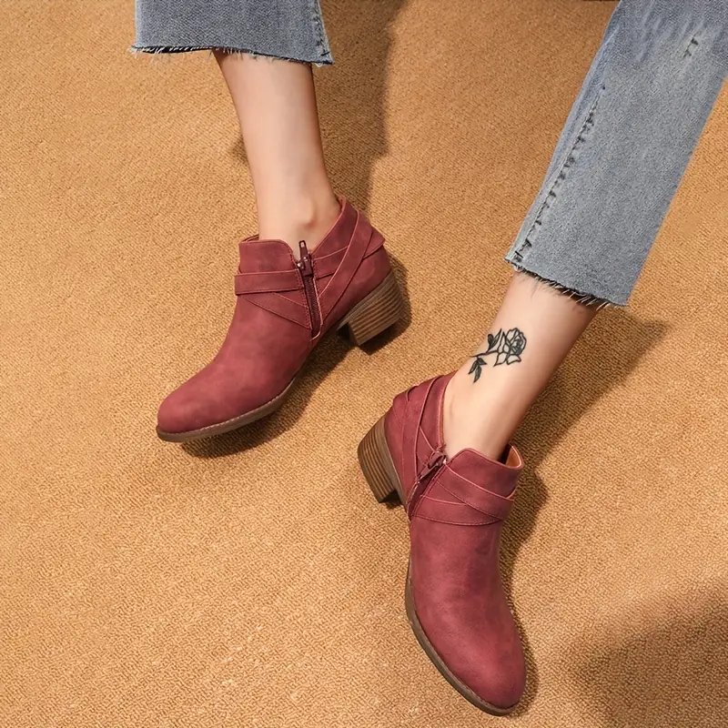 ISALINE™ WOMEN'S ORTHOPEDIC SIDE ZIPPER BOOTS - Image 5