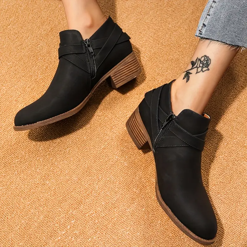ISALINE™ WOMEN'S ORTHOPEDIC SIDE ZIPPER BOOTS - Image 8