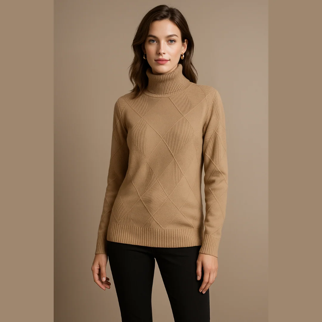 ISLA™ | CASHMERE BLEND TURTLENECK - Image 3
