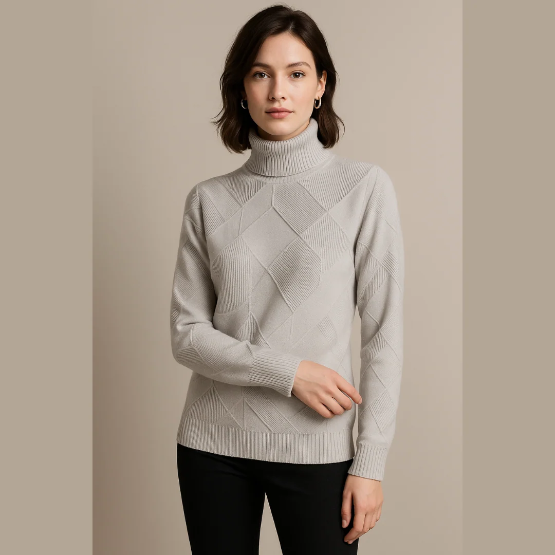 ISLA™ | CASHMERE BLEND TURTLENECK - Image 5