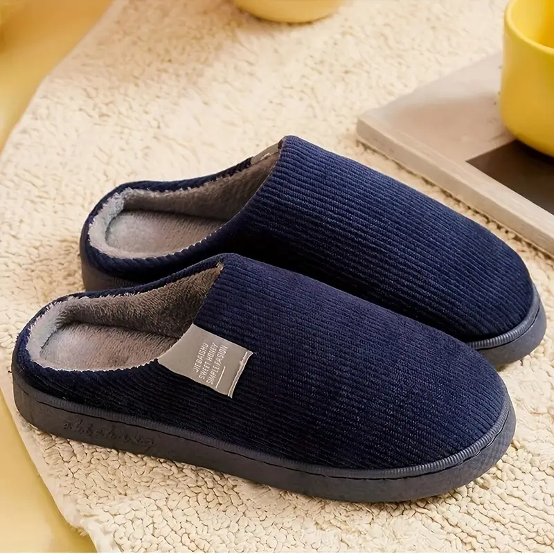 JENNIE™ CASUAL SOLID COLOR SOFT COZY HOUSE SLIPPERS - Image 8
