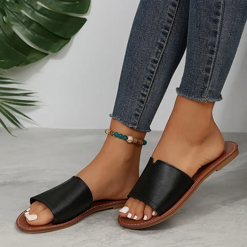 KIARA™ WOMEN'S CASUAL ROUND-TOE FLAT SANDALS - Image 6