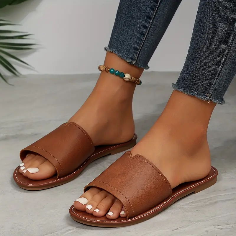 KIARA™ WOMEN'S CASUAL ROUND-TOE FLAT SANDALS - Image 7
