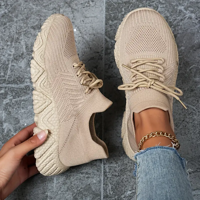 KLAIRE™ SIMPLE MESH BREATHABLE CHUNKY SNEAKERS - Image 5