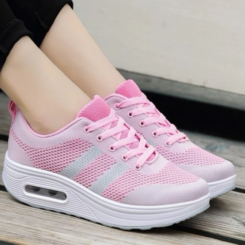 WOMEN'S AIR CUSHION KNIT ORTHOPEDIC SHOES - Image 4