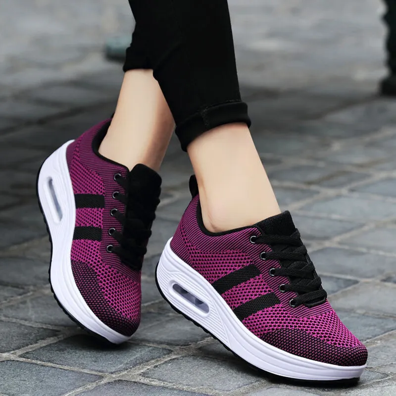 WOMEN'S AIR CUSHION KNIT ORTHOPEDIC SHOES - Image 5