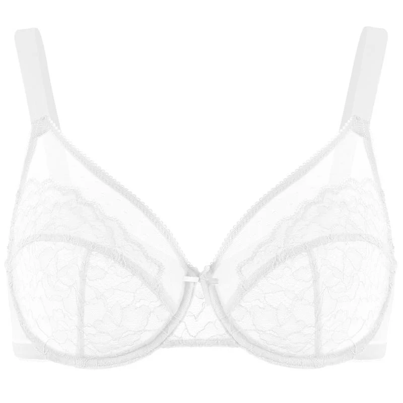 KOOMBANA™ ENCHANTE FLORAL LACE UNDERWIRE UNLINED MINIMIZER BRA - Image 3