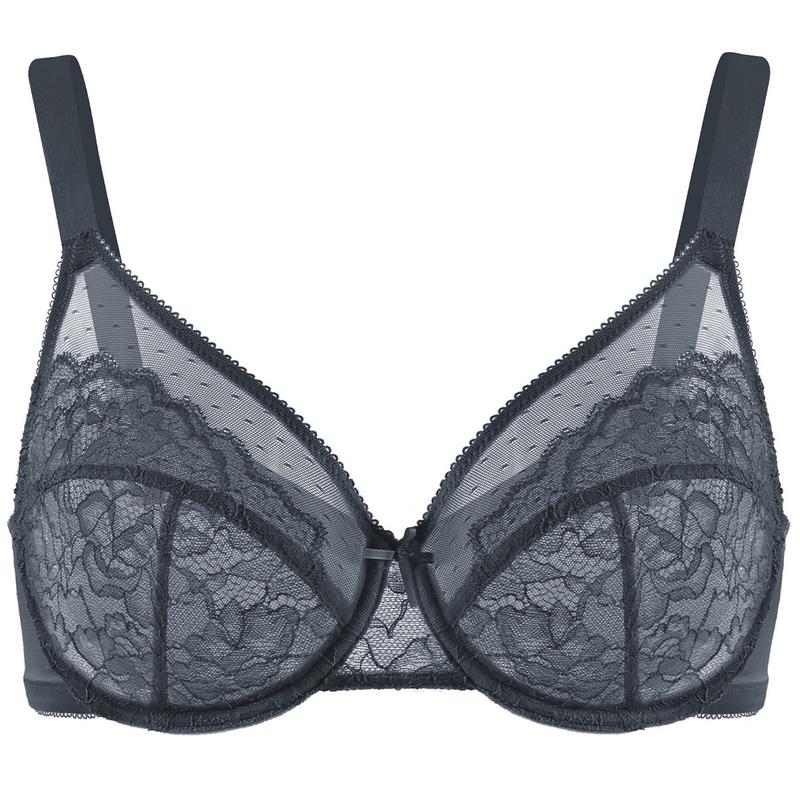 KOOMBANA™ ENCHANTE FLORAL LACE UNDERWIRE UNLINED MINIMIZER BRA - Image 6