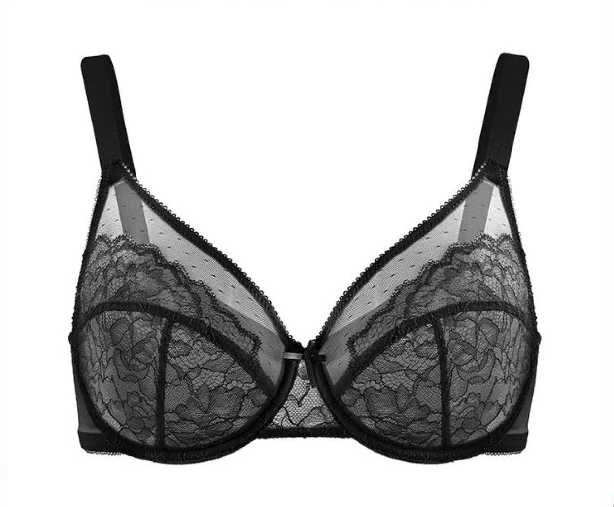 KOOMBANA™ ENCHANTE FLORAL LACE UNDERWIRE UNLINED MINIMIZER BRA - Image 7