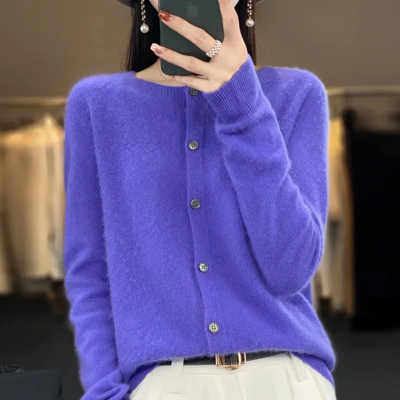 LARA™ | MERINO WOOL CARDIGAN - Image 9