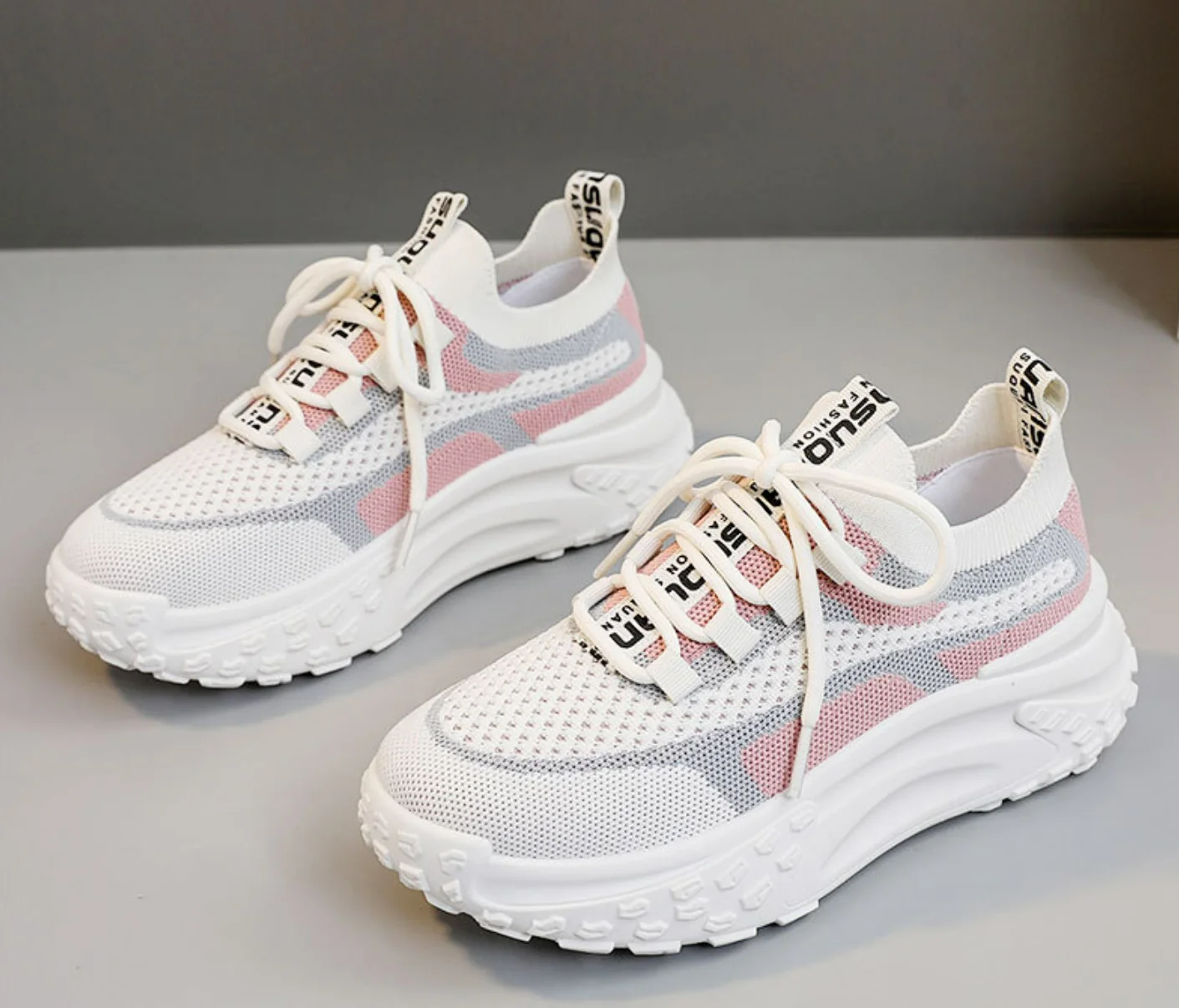 LEILA™ ORTHOPEDIC BREATHABLE LACE UP MESH SNEAKERS - Image 10