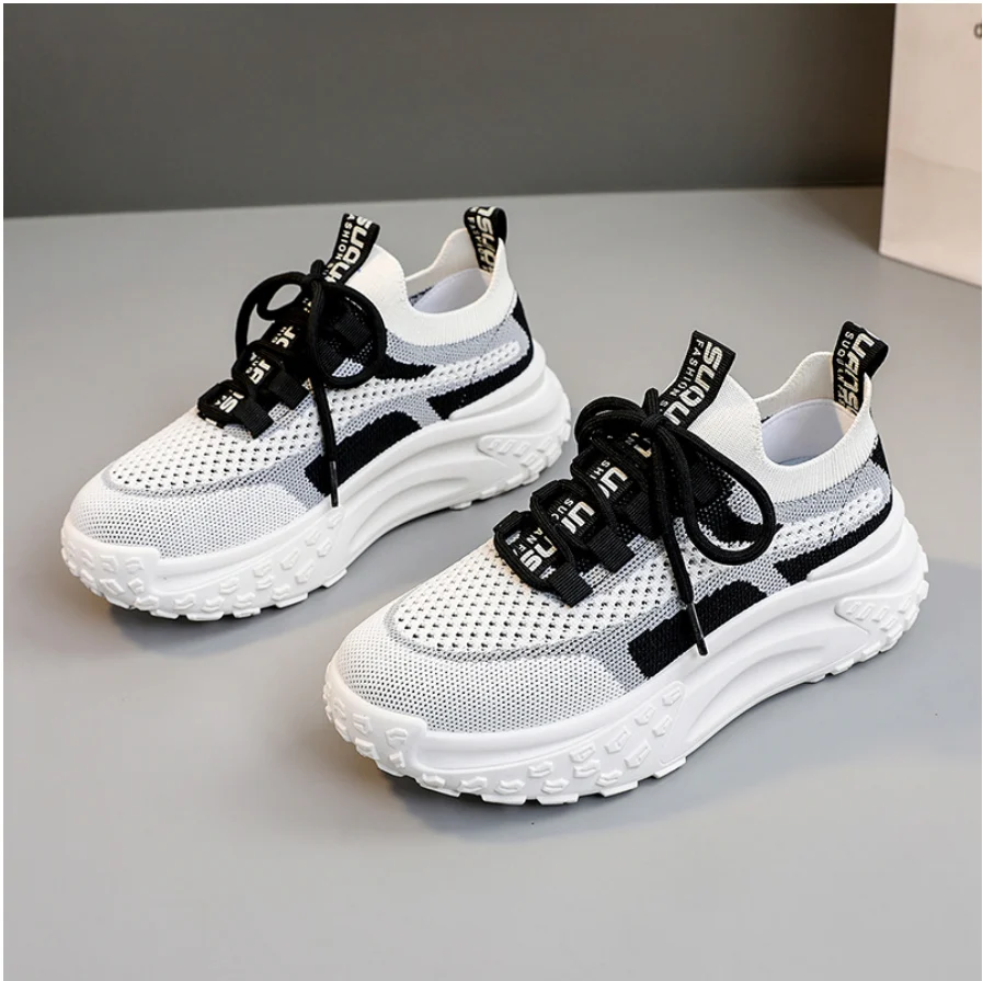 LEILA™ ORTHOPEDIC BREATHABLE LACE UP MESH SNEAKERS - Image 3