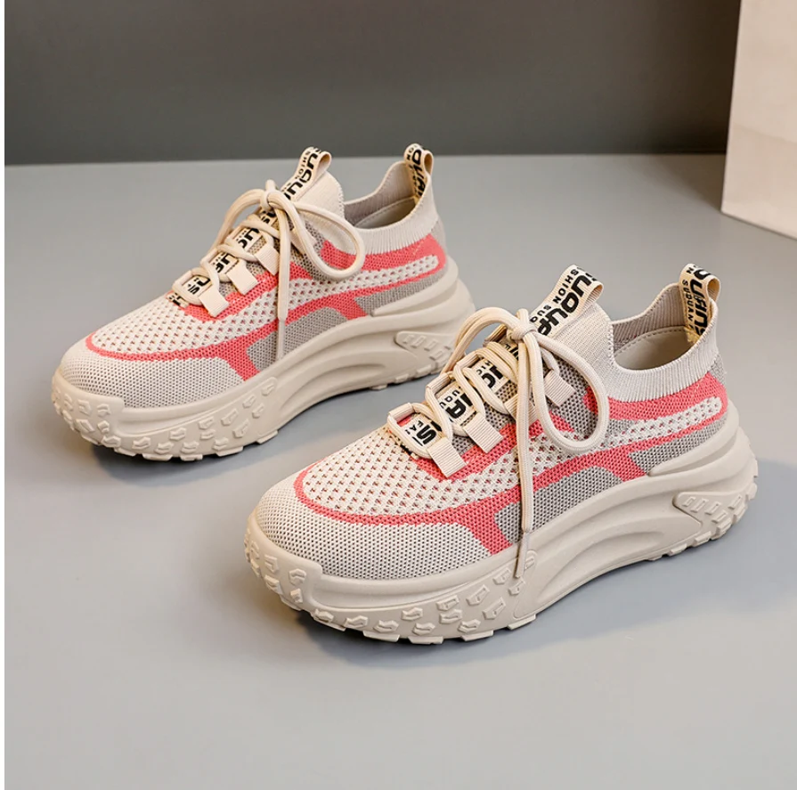 LEILA™ ORTHOPEDIC BREATHABLE LACE UP MESH SNEAKERS - Image 4