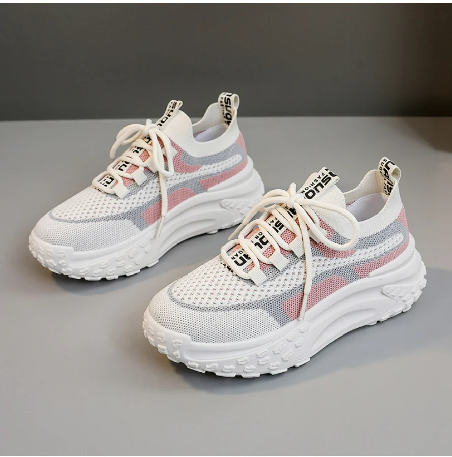 LEILA™ ORTHOPEDIC BREATHABLE LACE UP MESH SNEAKERS - Image 6