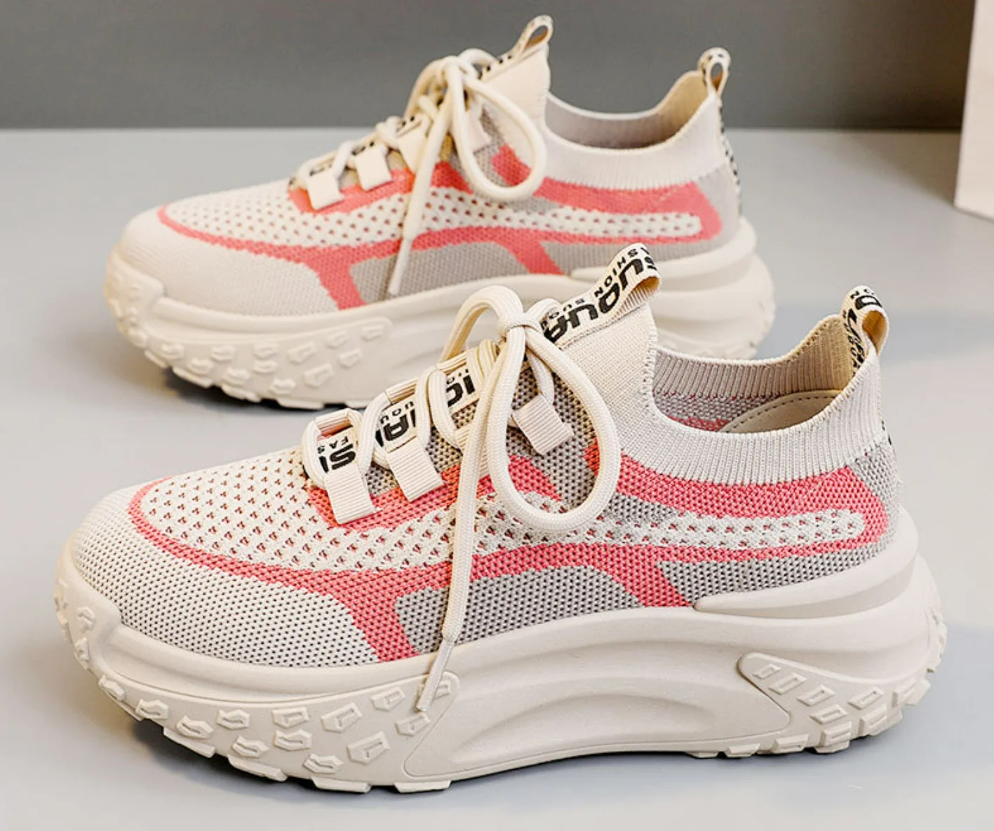 LEILA™ ORTHOPEDIC BREATHABLE LACE UP MESH SNEAKERS - Image 7