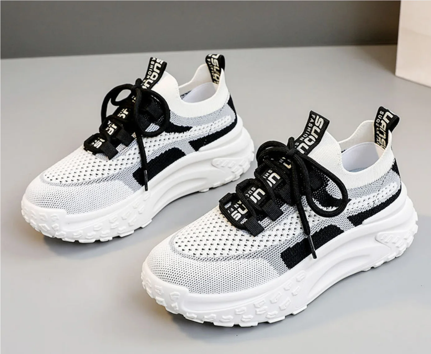 LEILA™ ORTHOPEDIC BREATHABLE LACE UP MESH SNEAKERS - Image 9