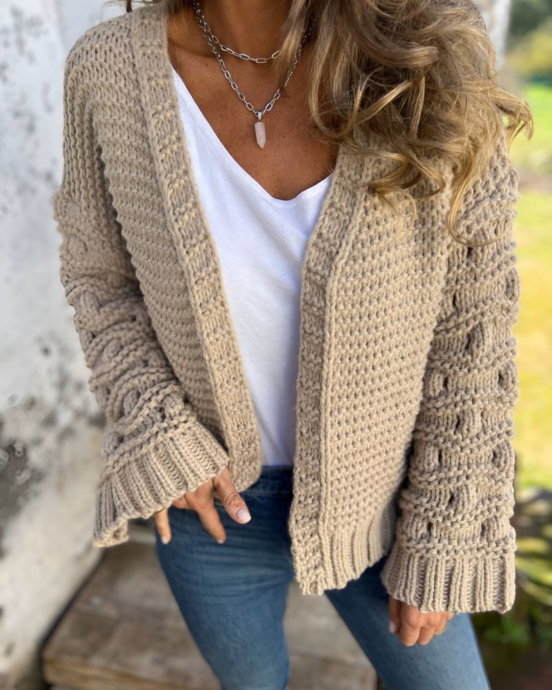 LÉNA™ | LONG-SLEEVE KNIT CARDIGAN - Image 5
