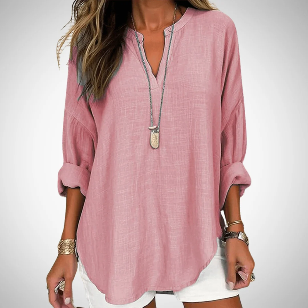 LENARA™ | FLOWY ELEGANT BEACH SHIRT - Image 4