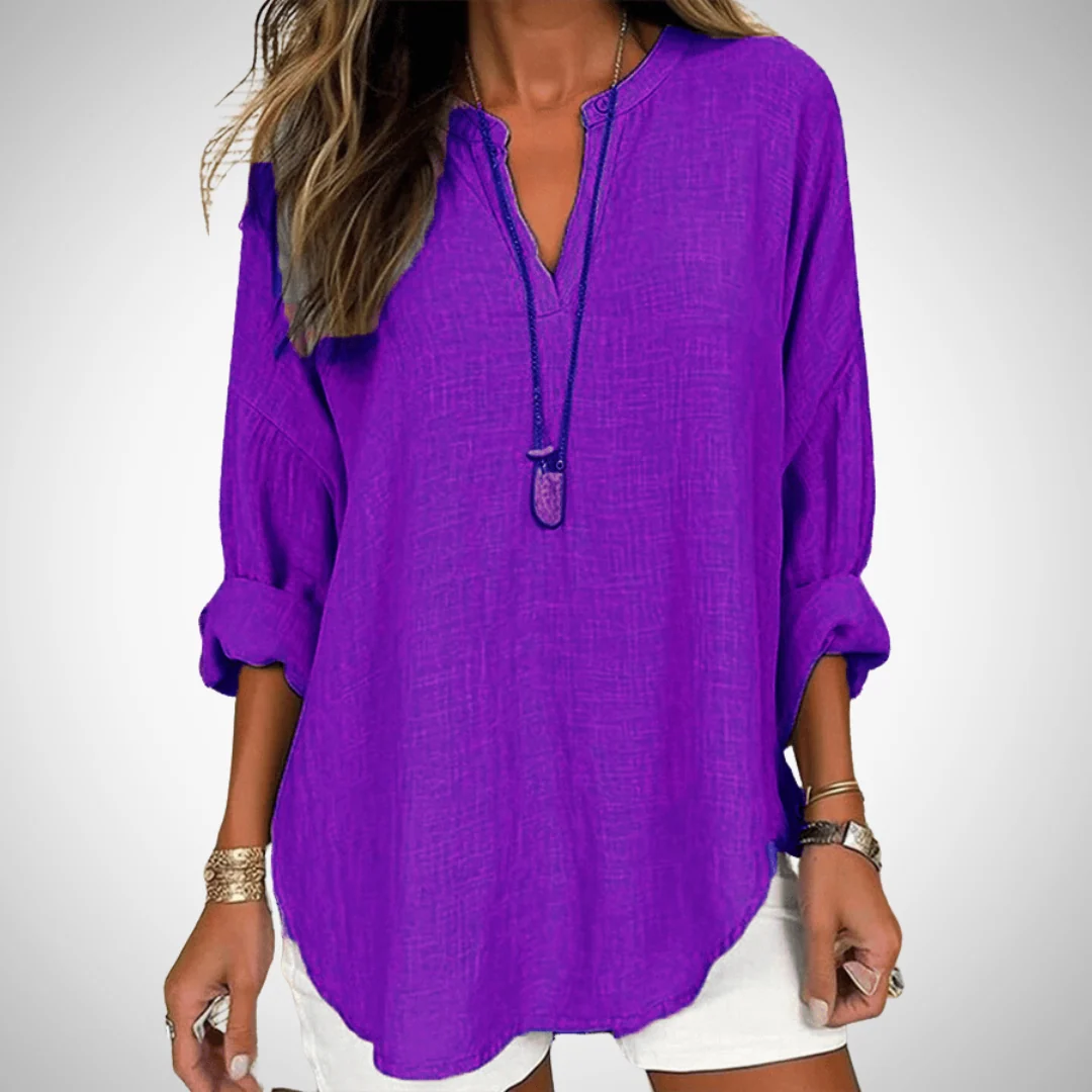 LENARA™ | FLOWY ELEGANT BEACH SHIRT - Image 6