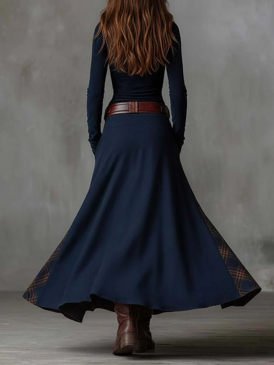 LILY™ | BELTED SUEDE MAXI DRESS - Image 9