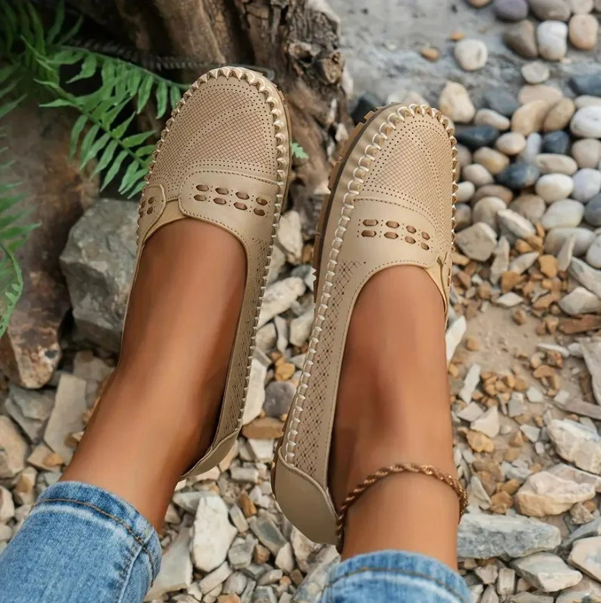 LORA™ VINTAGE COMFY SLIP-ON LOAFERS - Image 10