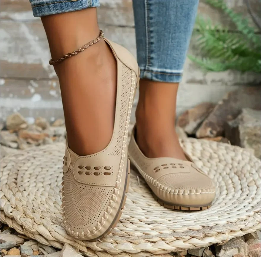 LORA™ VINTAGE COMFY SLIP-ON LOAFERS - Image 2