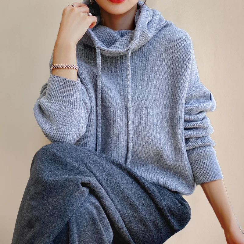 Lotte - Cowl Neck Hoodie - Image 7