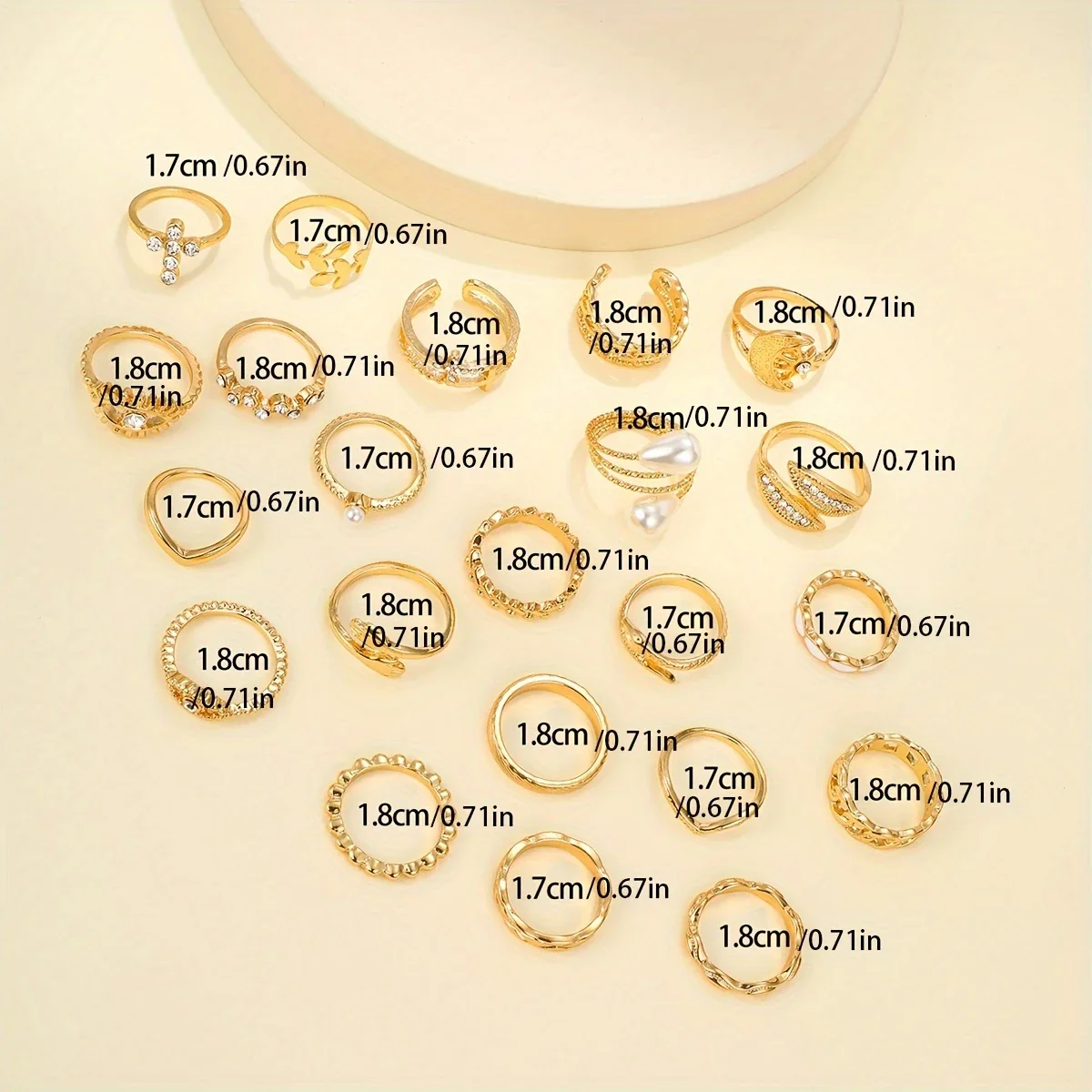LUNARA VAULT™ — 22PCS VINTAGE MIX & MATCH RING SET - Image 3