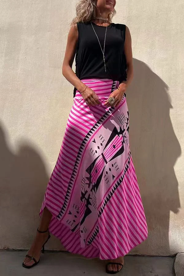 MARISEL™ TRIBAL PRINT MAXI SKIRT - Image 4