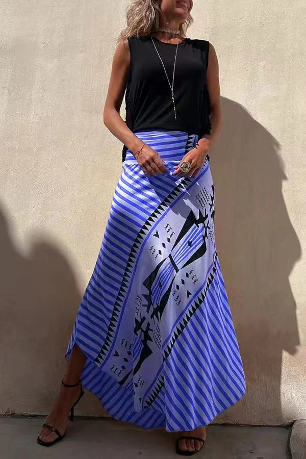 MARISEL™ TRIBAL PRINT MAXI SKIRT - Image 5