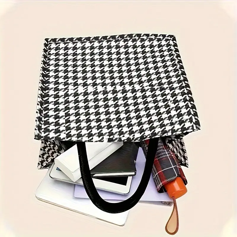 MAYA™ CHECKERED TOTE BAG - Image 3