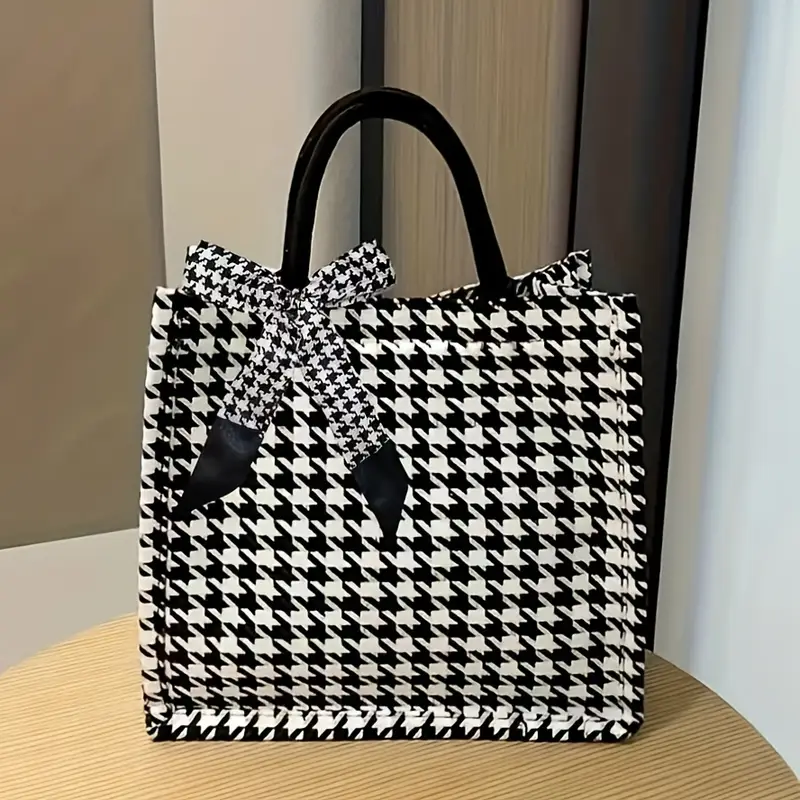 MAYA™ CHECKERED TOTE BAG - Image 7