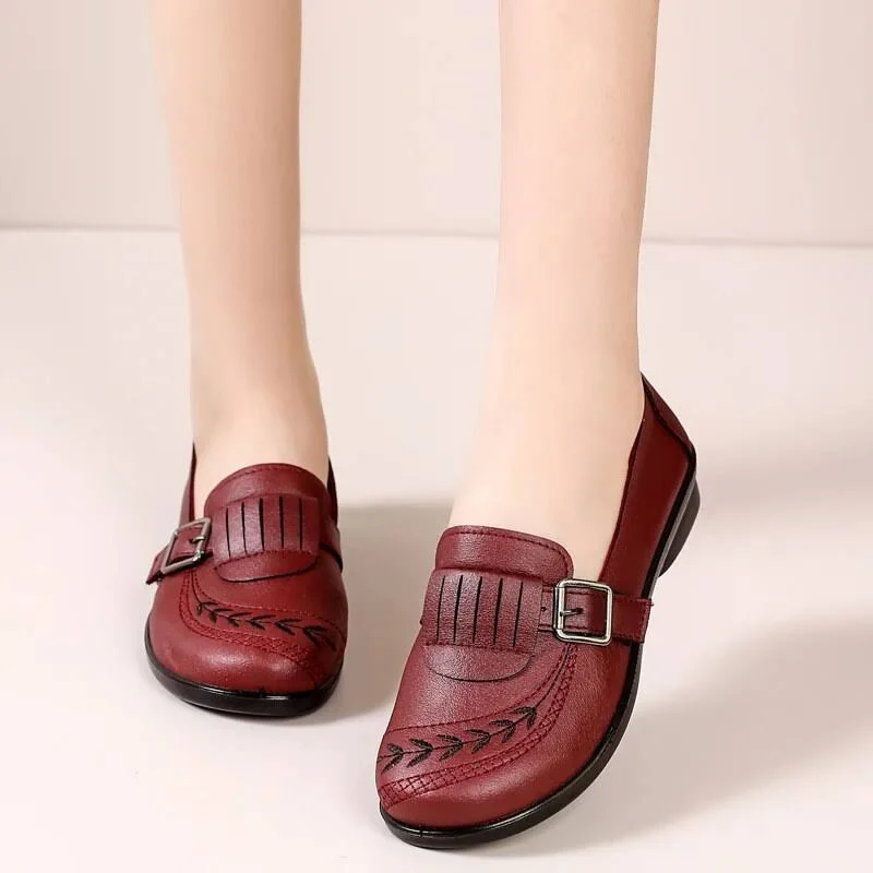 MILA™ WOMEN'S BUCKLE STRAP FLAT ORTHOPEDIC SHOES - Image 3
