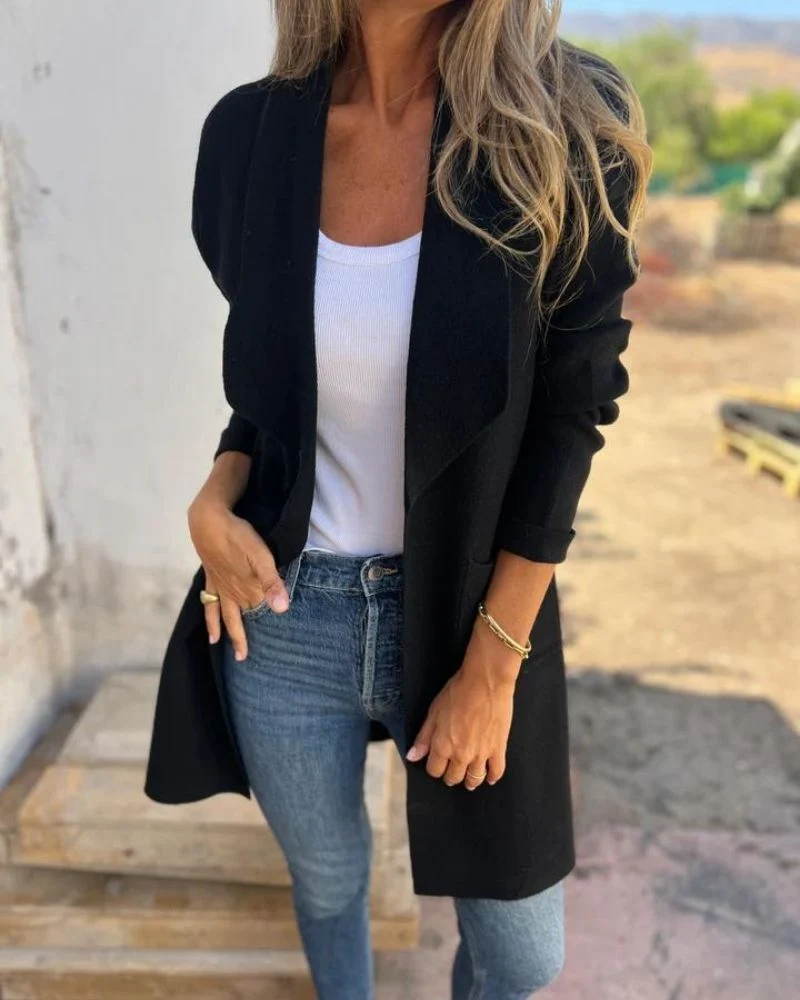 MILENA™ | LAPELLED CASUAL CARDIGAN - Image 7