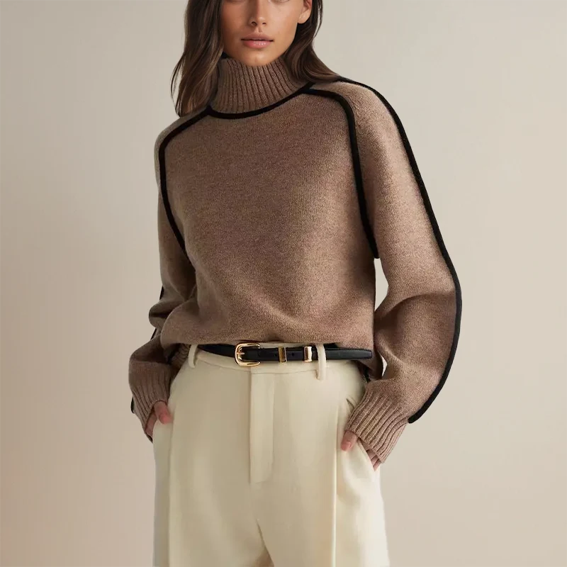MIRABELLA™ – COUTURE TURTLENECK JUMPER