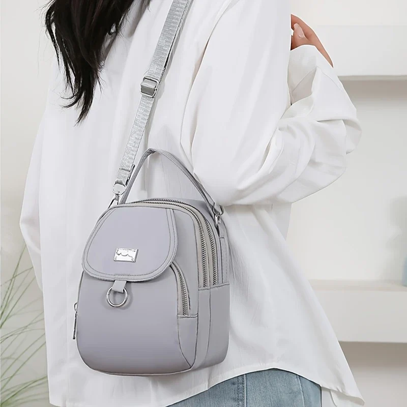 MODA CARRY™ — WOMEN’S OXFORD CLOTH MESSENGER BAG - Image 4