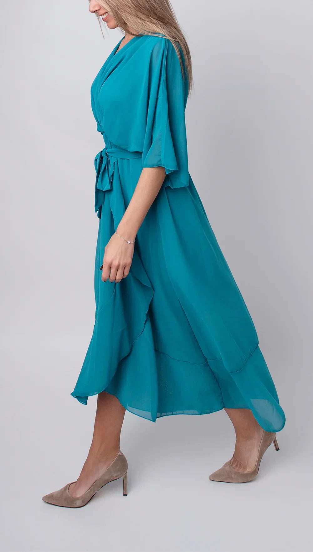 MONAÉ™ – ELEGANT V-NECK CHIFFON DRESS - Image 6