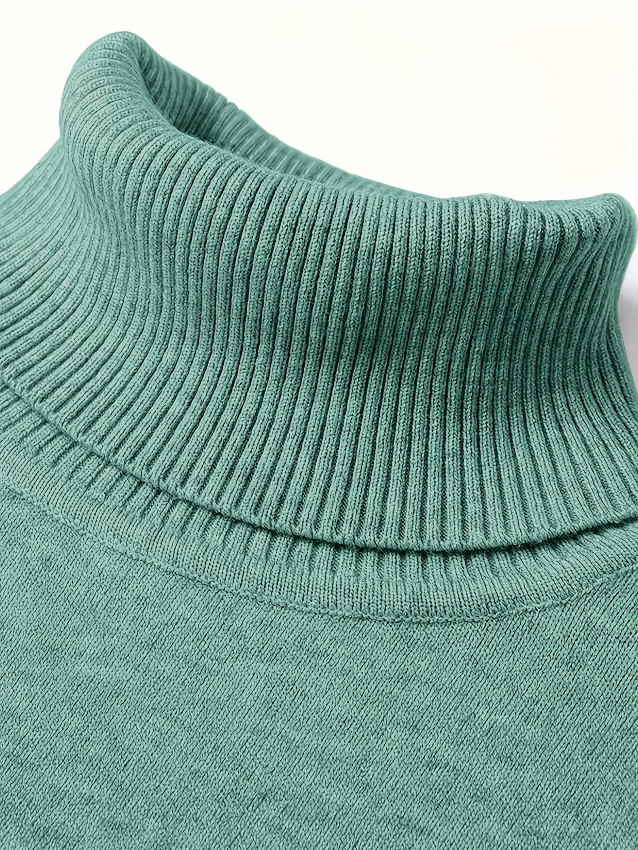 MONARCH™ — MEN’S CASUAL HIGH NECK TURTLENECK SWEATER - Image 3