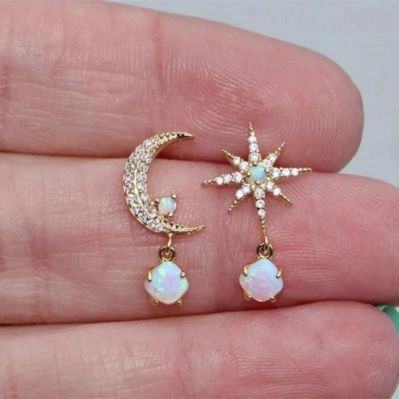 CELESTIAL GLOW OPAL EARRINGS - Image 4