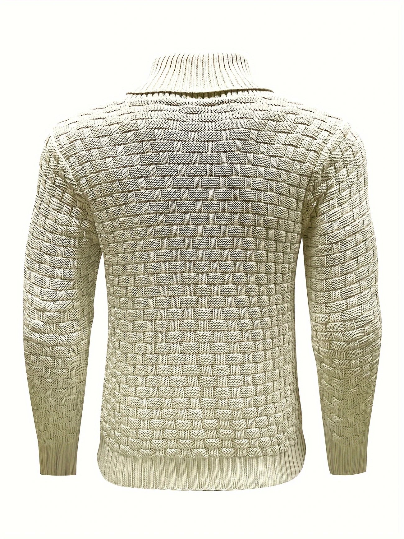 MONTERRA CORE™ — MEN’S WAFFLE PATTERN HIGH STRETCH PULLOVER SWEATER - Image 11