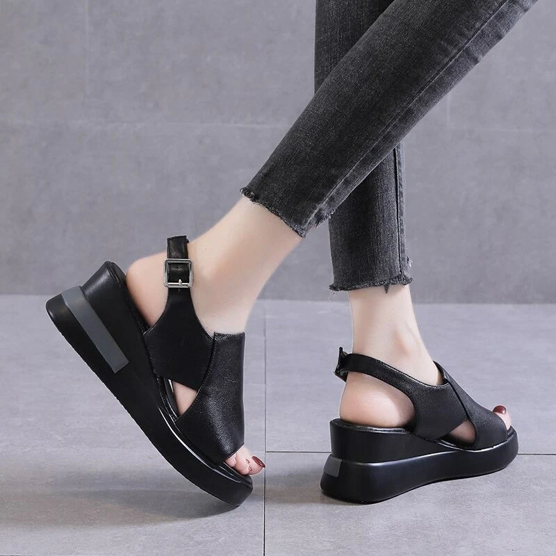 NICE CASUAL SANDALS WITH PLATFORM - Image 3