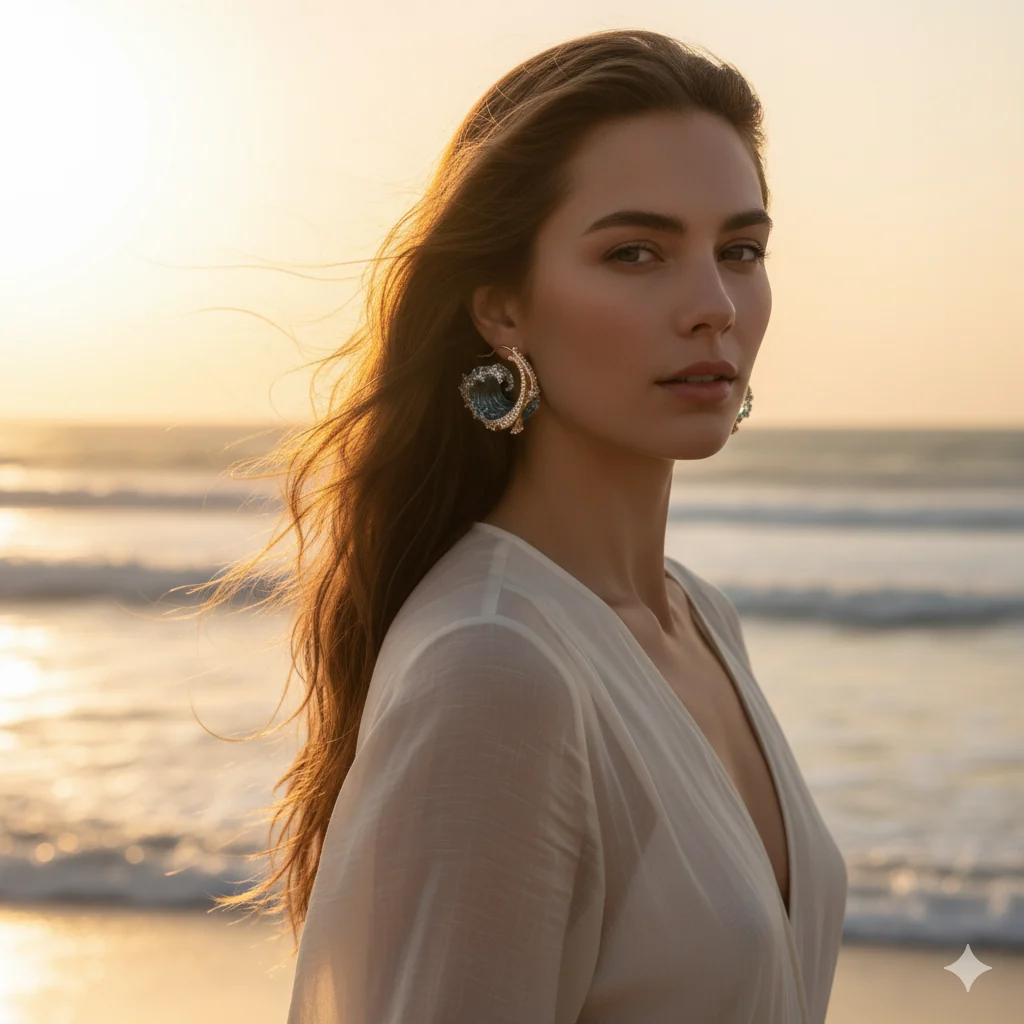 OCEAN’S OATH EARRINGS - Image 2