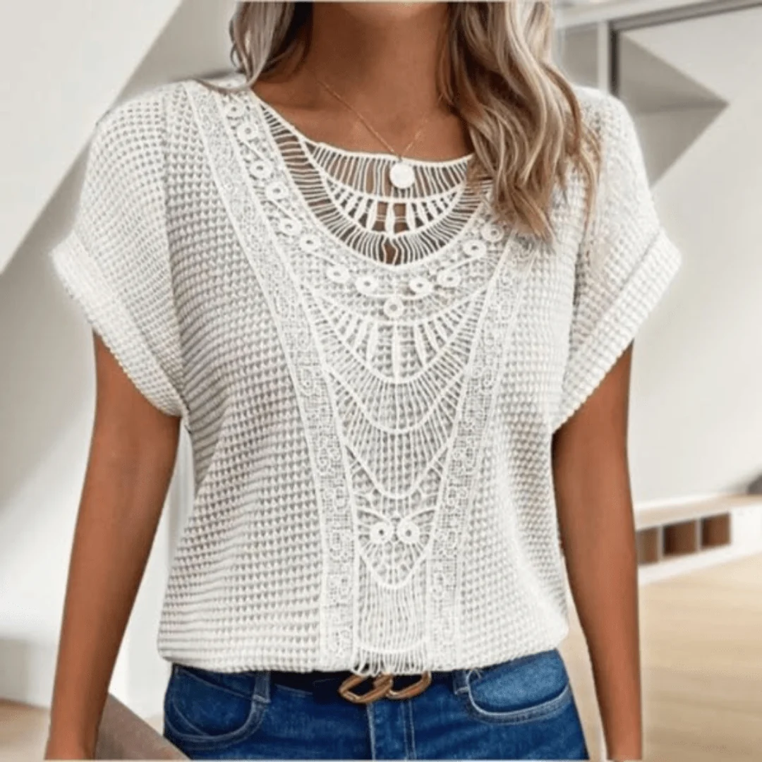 PEARL™ | ELEGANT IBIZA STYLE BLOUSE - Image 12