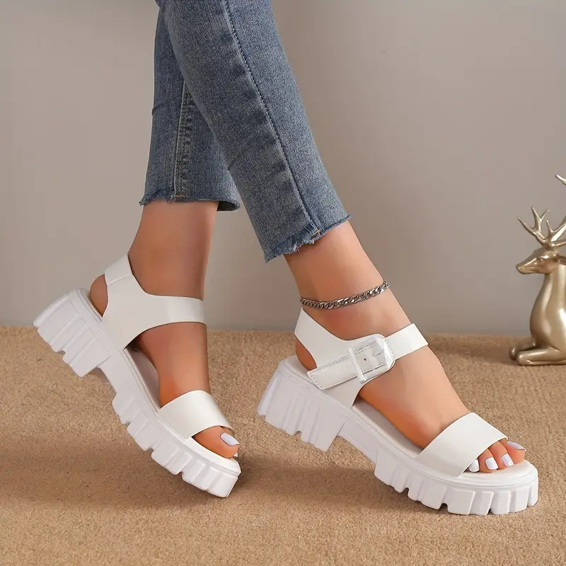 PRAHRAN™ WOMEN'S PLATFORM ANKLE STRAP SANDALS - Image 11