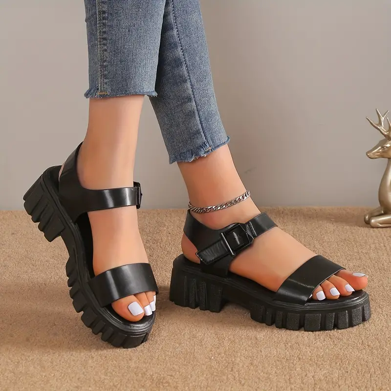 PRAHRAN™ WOMEN'S PLATFORM ANKLE STRAP SANDALS - Image 13