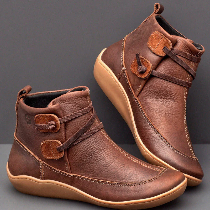 PREMIUM | SOFT UNISEX ORTHO VEGAN LEATHER BOOTS