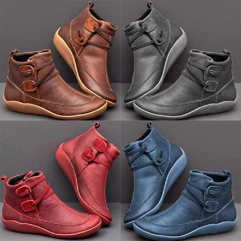 PREMIUM | SOFT UNISEX ORTHO VEGAN LEATHER BOOTS - Image 5